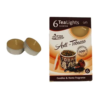 Tealight ANTI-TOBACCO 6 pcs. MSC-TL1001