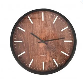 Wall clock UH brown dia. 30 cm