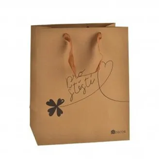 Gift bag For luck brown O0413/2