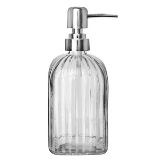 Soap dispenser glass/UH Vroubky 0.55 l