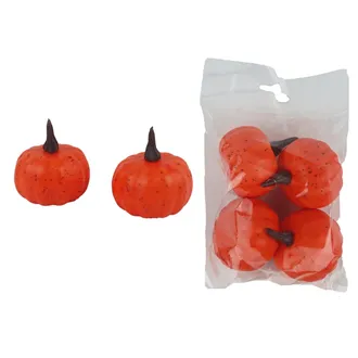 Decorative pumpkins, 4 pcs X5061-01