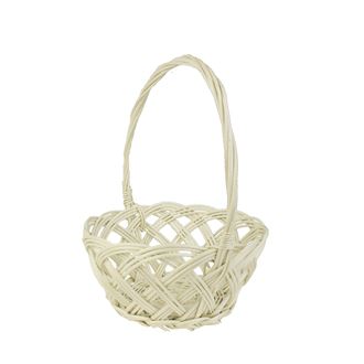 Basket for arranging with handle, white 0511008-01