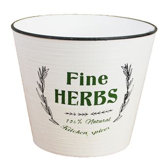 Plastic flower pot HERBS X0731