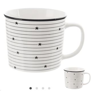 Porcelain mug - lines O0259
