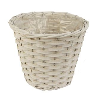 Basket white small P0371/M