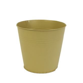 Flower pot 14cm yellow K1351-02