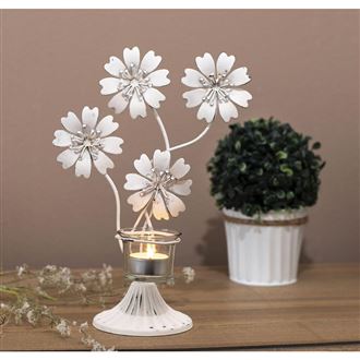 Candle Holder flowers K2217