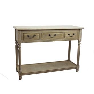 Wooden desk 3 drawers D0540