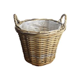 Flowerpot rattan basket with handles 371340/3