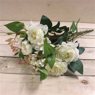 Artificial bouquet white 371222-01