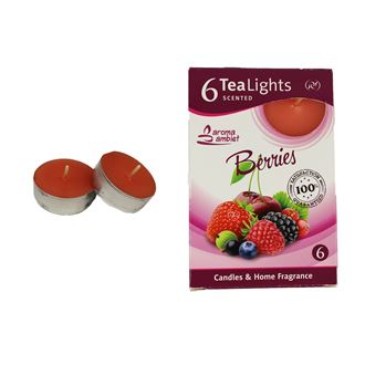 Tealight BERRIES 6 Pcs. MSC-TL1004
