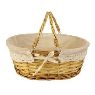 Basket with two natural handles P0067