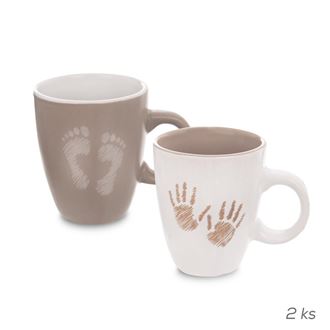 Hands & feet mug, 2 pcs O0184 