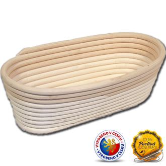 X-Oval Bread Proofing Basket 0,35kg Dough 70488/I