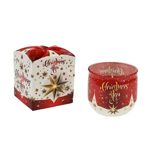Candle in glass EXCLUSIVE STAR WHITE, 100g MSC-EX106