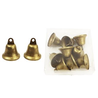 Metal bells, 9 pcs K0702