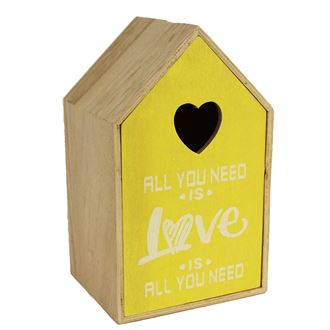 Wooden house yellow D0694