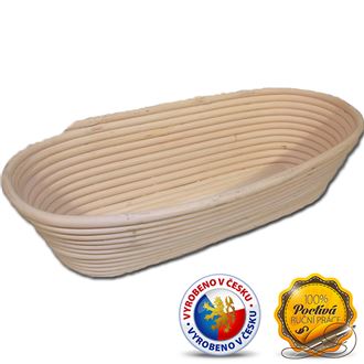 X-Oval Bread Proofing Basket 0,5kg Dough 70464/I