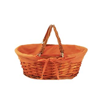 basket with two handles orange P0067/O