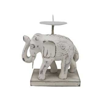 Decorative candle holder elephant D5364