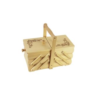 Sewing box wooden, small 0960005/01