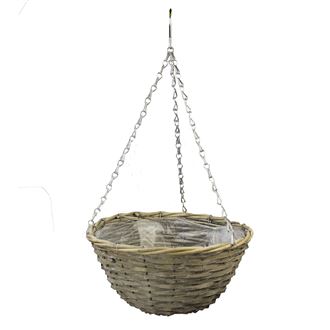 Basket hanging grey P0254-21