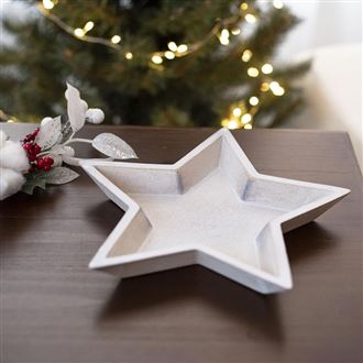 Wooden tray star D3336/3 