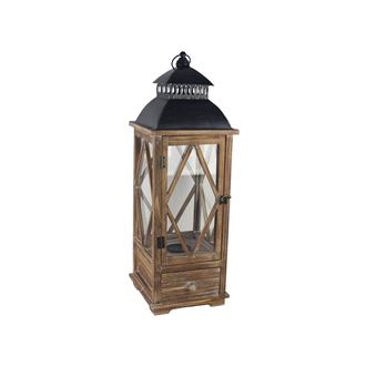 Wooden lantern D3138/S 