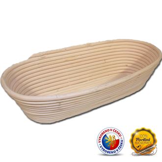 X-Oval Bread Proofing Basket 1kg Dough 70461/I