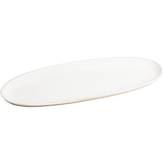 Oval wooden tray D0678
