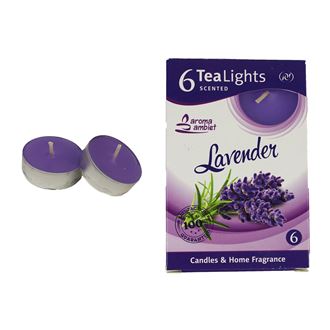Tealight LAVENDER 6 Pcs. MSC-TL1003