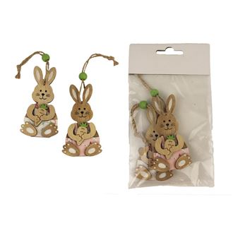 Hare for hanging, 2 pcs D3961
