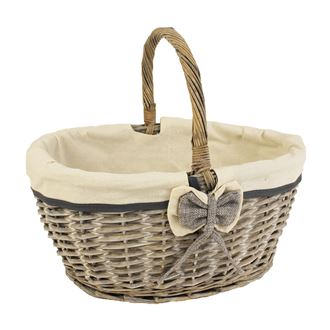 Large  grey basket, P0807/V