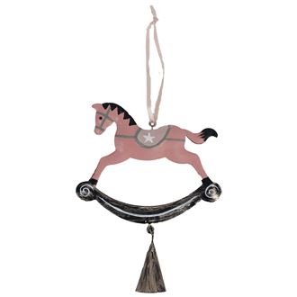 Horse to hang pink K1664