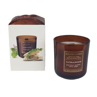 Candle in glass 150 g sandalwood MB0022