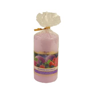 Candle Aroma with scent - cylinder - Berries Ice Cream MB0004 