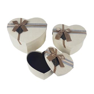 Heart gift box, set 3 A0142/B 2nd quality