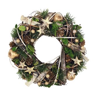 Wreath with decorations, small P1051/1