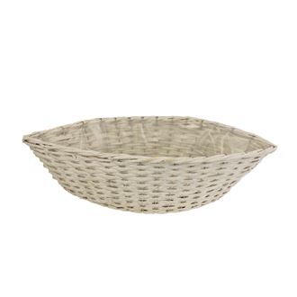 Basket white P0939-01