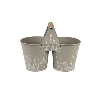 Flower pot with handle K2584-21