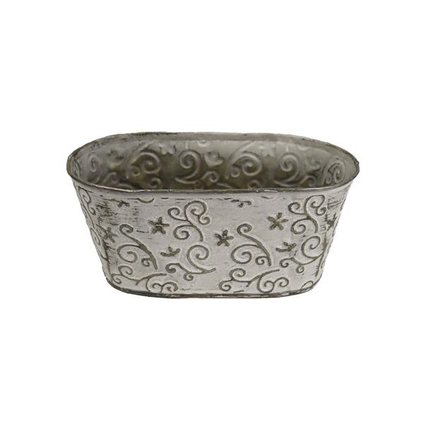 Metal flower pot K2906/1 2nd quality