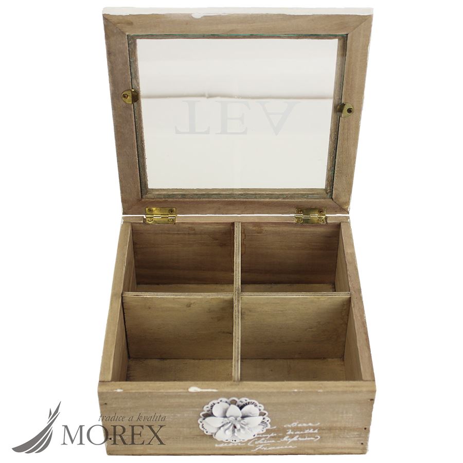 Box for tea with decoration 2. quality D0266