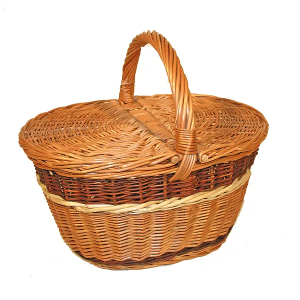 Picnic basket, oval small, 054052
