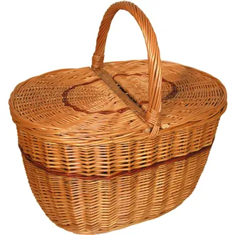 Picnic basket, oval, medium 054053