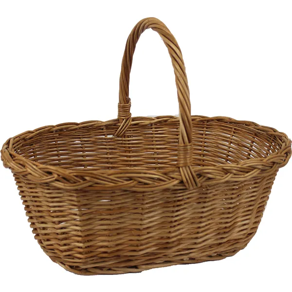 basket oval with braid 054100