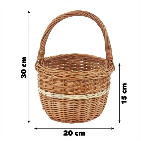 Wicker basket 054400
