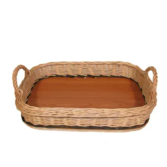 Serving tray with two handles 06003/2