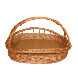 Serving tray oval with handle 06008/1