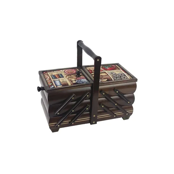 Sewing box wooden, medium 0960010/02