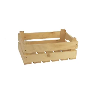 Wooden box natural small 097026